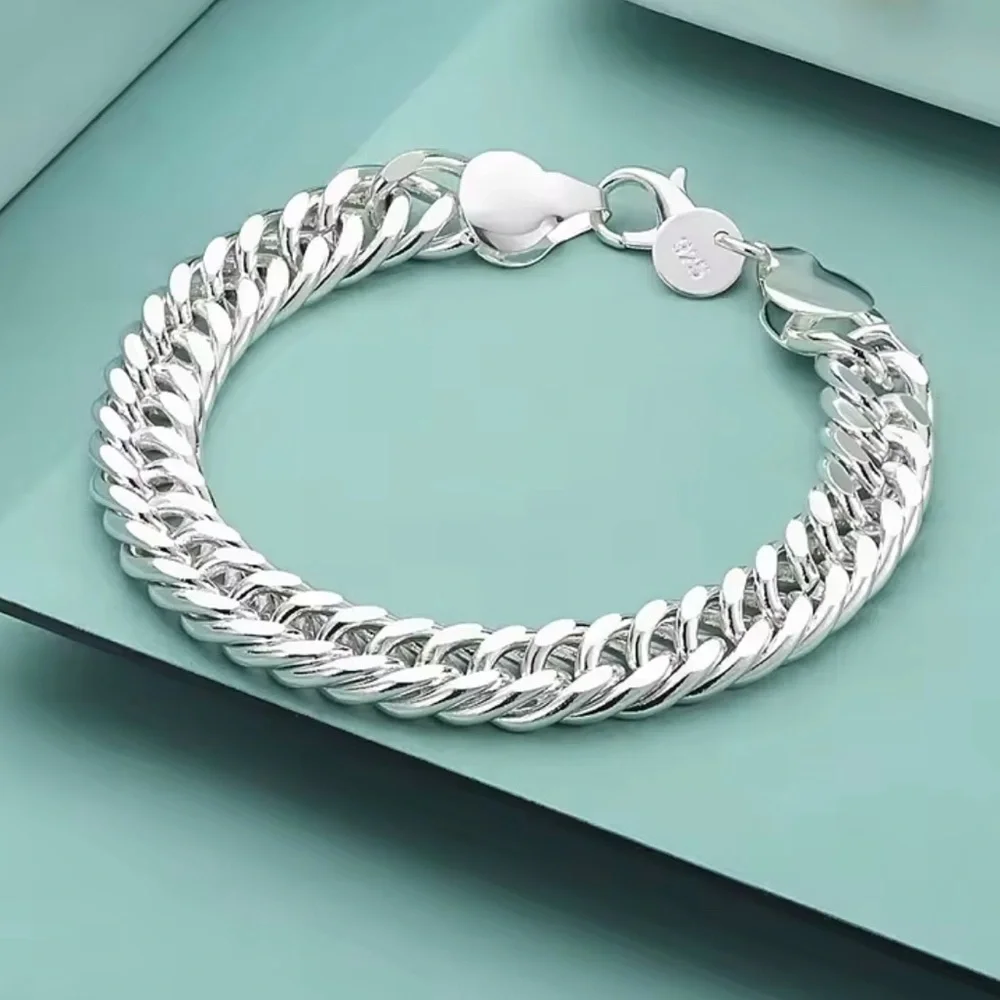 Sterling Silver Curb Chain Bracelet
